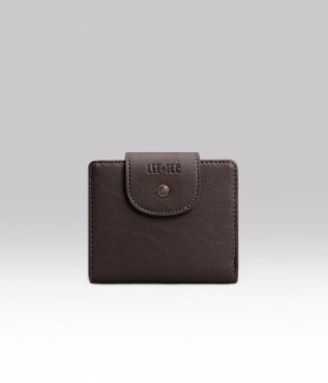 VÍ NỮ NGẮN HALEY MÀU NÂU