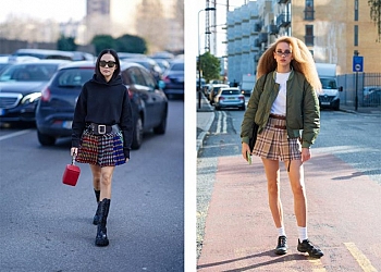 Tất cả các cách mặc váy tartan cho mọi cô gái