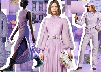 Màu sắc thời trang Thu Đông 2021/22: các sắc thái của tím lilac