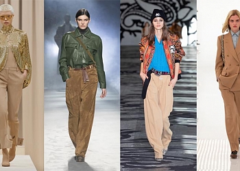 Quần tây màu be: 10 trang phục hợp thời trang cho FW 2021/22