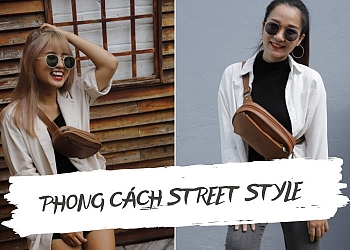 Phong cách street style với túi đeo hông Lee&Tee