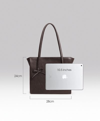 TÚI KẸP HARI MÀU NÂU (SIZE VỪA - IPAD 10.5