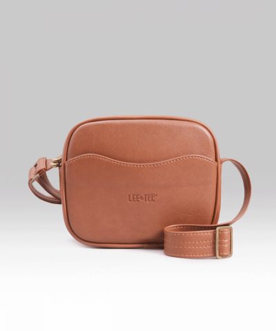 TÚI ĐEO CHÉO RIN MÀU BÒ (UNISEX_NHỎ)