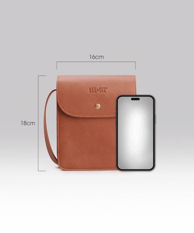 TÚI ĐEO CHÉO WIU MÀU BÒ (UNISEX_SIZE NHỎ)