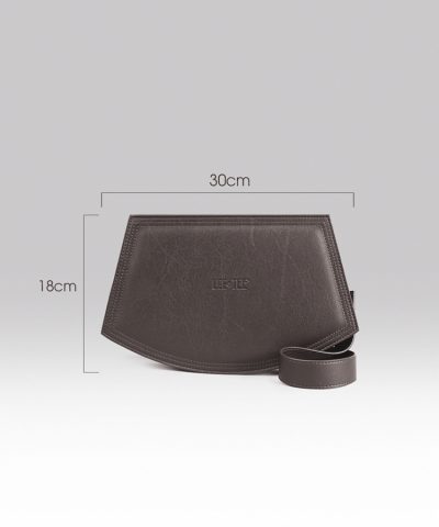 TÚI KẸP HEXA MÀU NÂU (SIZE VỪA)