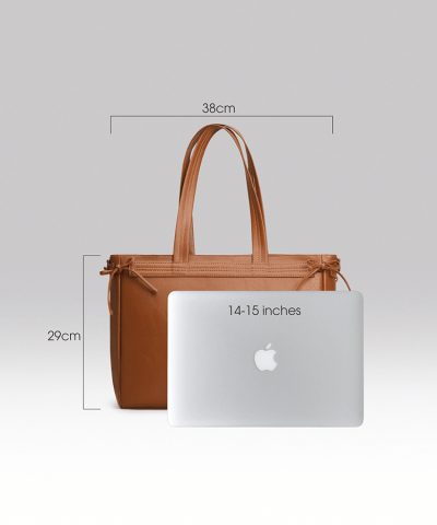 TÚI QUÀNG VAI LERI MÀU BÒ (LAPTOP 14-15