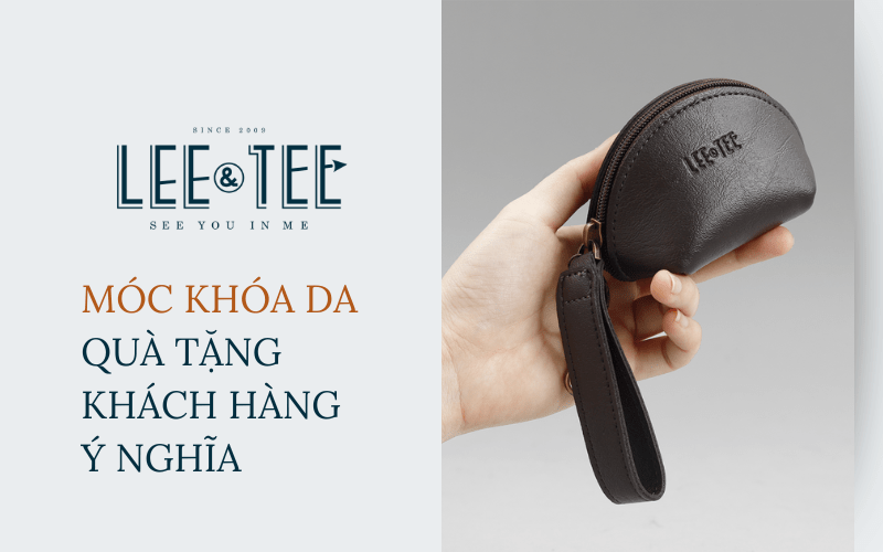 Móc khóa da - Món quà tặng khách hàng đầy ý nghĩa