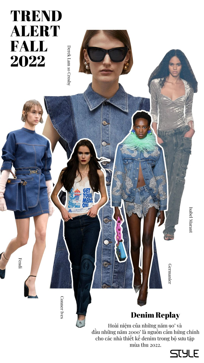 Diện mạo từ quần jean trắng hàng thùng thấp đến một đôi baggier rửa bằng axit với áo khoác đua cắt xén