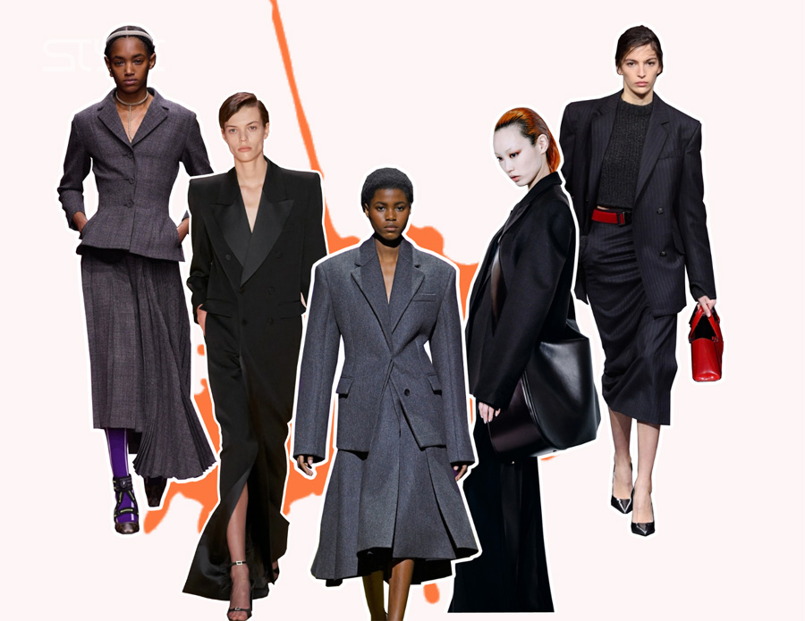xu hướng thời trang mùa thu với Christian Dior, Saint Laurent, Prada, Peter Do, Ferrari