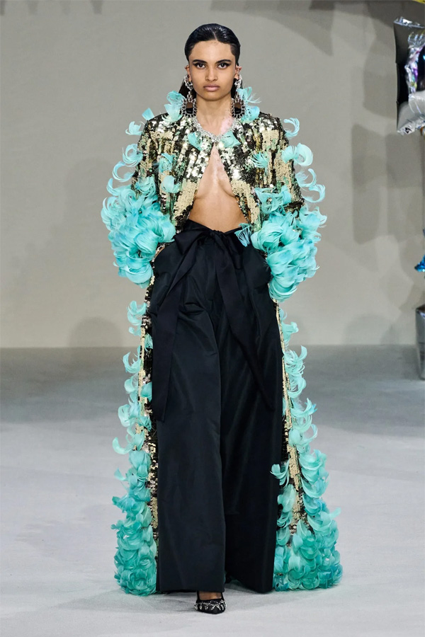 Giambattista Valli Haute Couture Thu Đông 2022-23-quần lưng cao