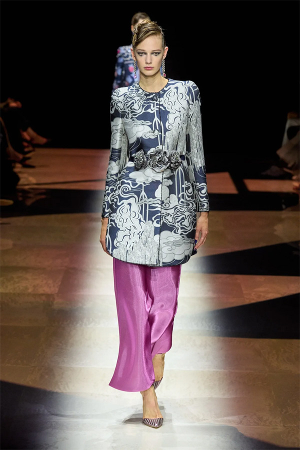 Armani Privé Haute Coutute Thu Đông 2022-23-quần sáng bóng