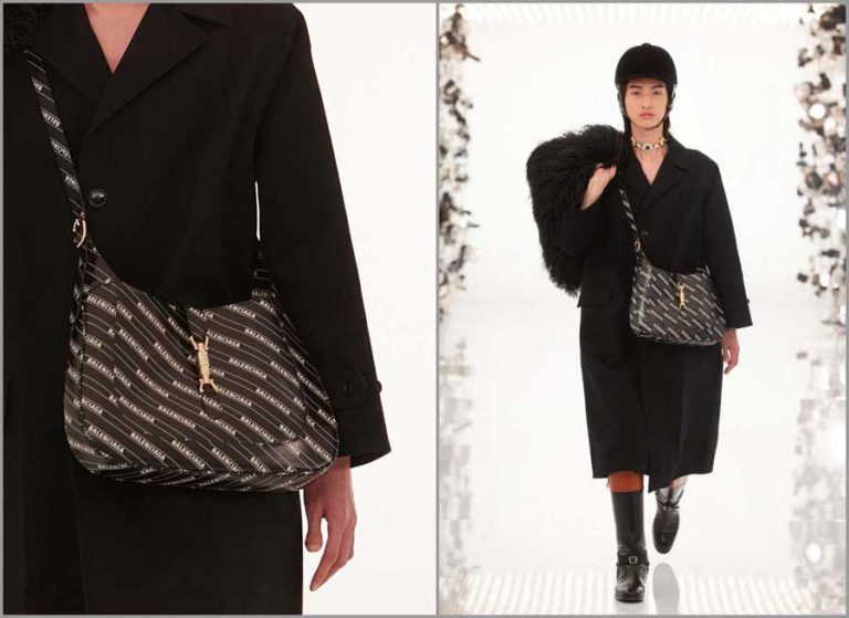 Những chiếc áo có thiết kế vai không thể nhầm lẫn của Balenciaga mang bảng màu sặc sỡ của Gucci
