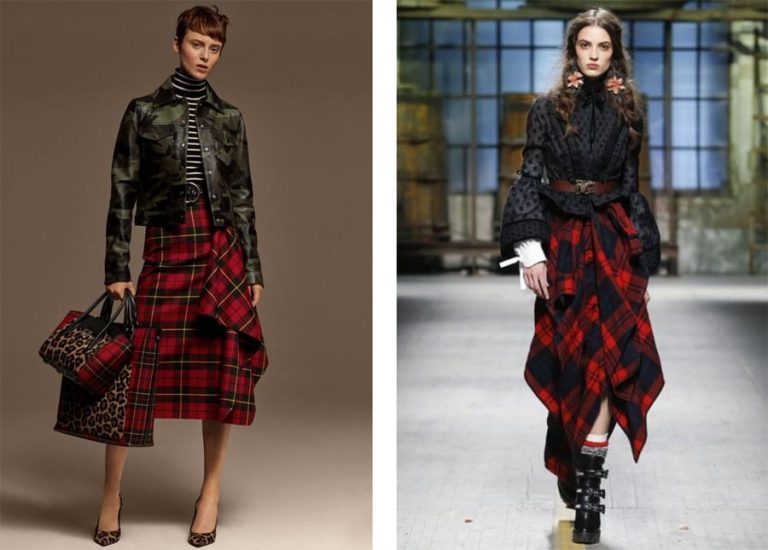 Váy tartan ở tuổi 30