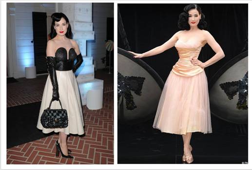 Midi skirt cùng áo cúp ngực