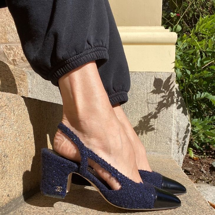 Đôi Slingback hai tông màu trứ danh