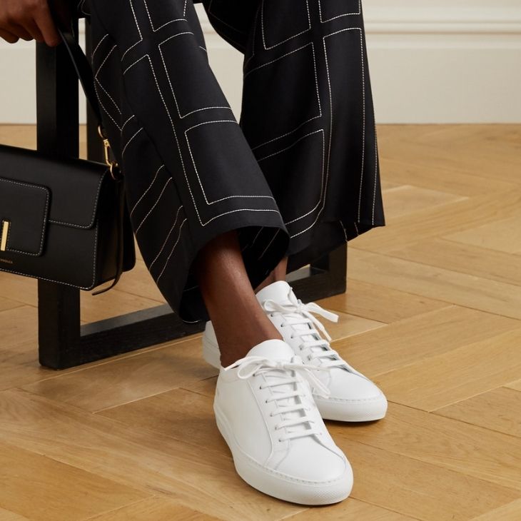 Sneakers trắng cơ bản Common Projects Original Achilles