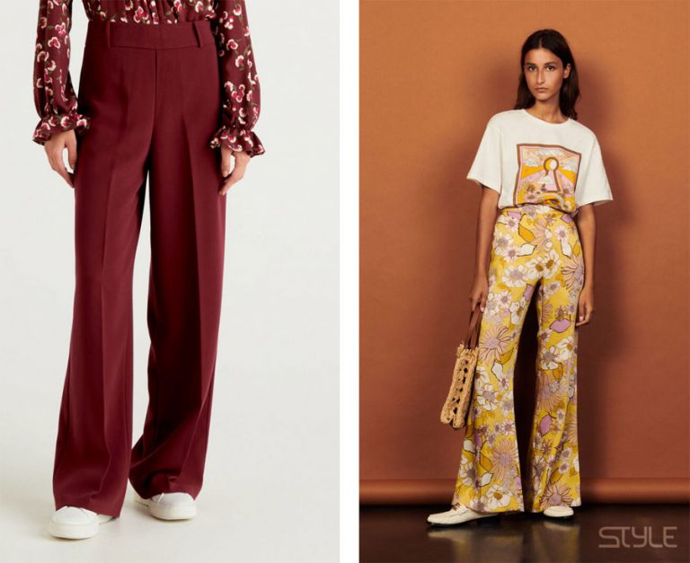 Trái: Benetton; Phải: Sandro Paris
