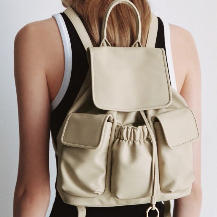 Zara Soft Backpack With Pockets