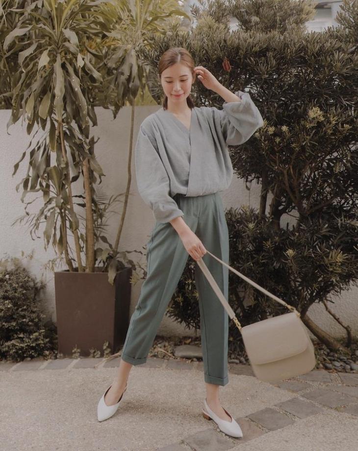 Quần tây xếp ly lịch sự